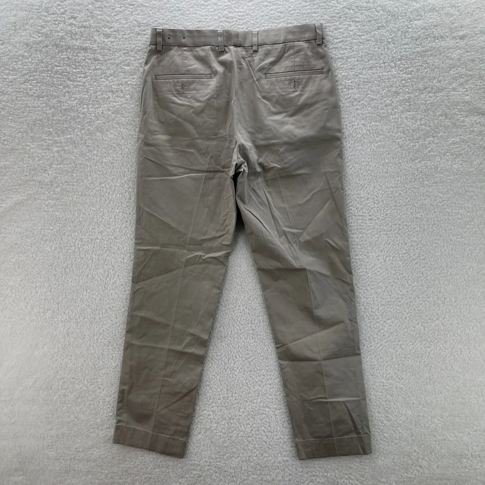Brooks Brothers Pants Mens 34x32 Beige Clark Advantage Chino Preppy Ivy Office